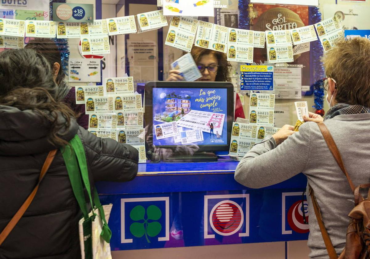 Una administración de lotería.