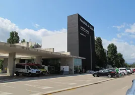 La zona de Urgencias del Hospital de Dénia.