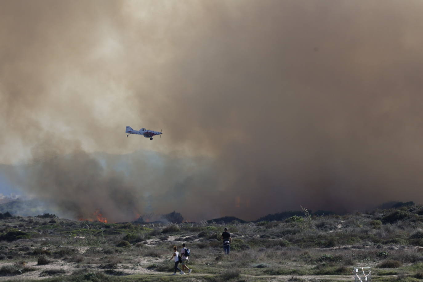 Declarado un nuevo incendio en El Saler, el segundo en menos de 24 horas