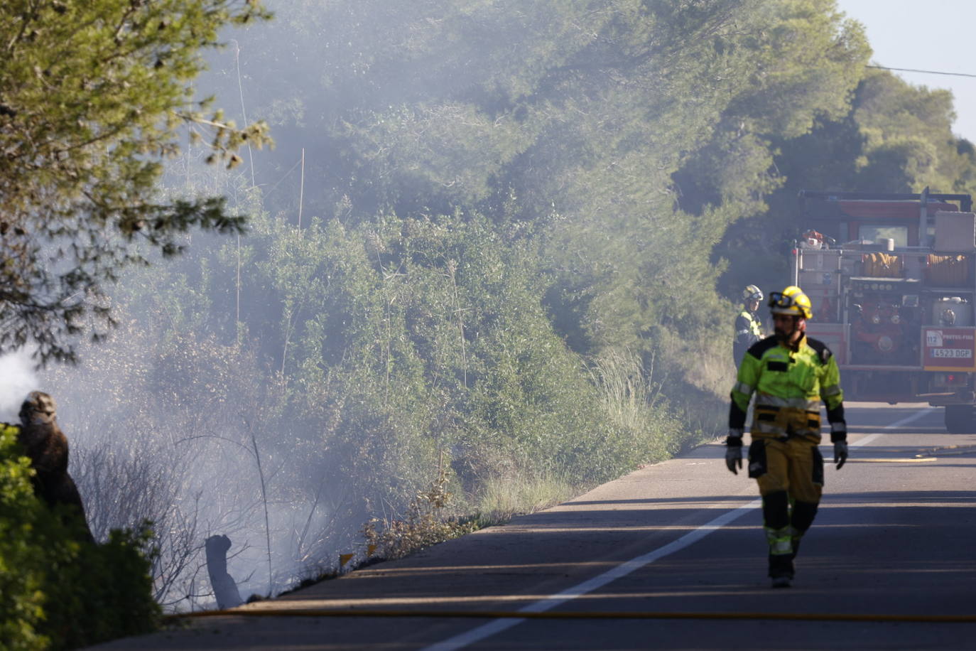 Declarado un nuevo incendio en El Saler, el segundo en menos de 24 horas