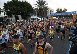 La salida del Medio Maratón de Valencia 2023