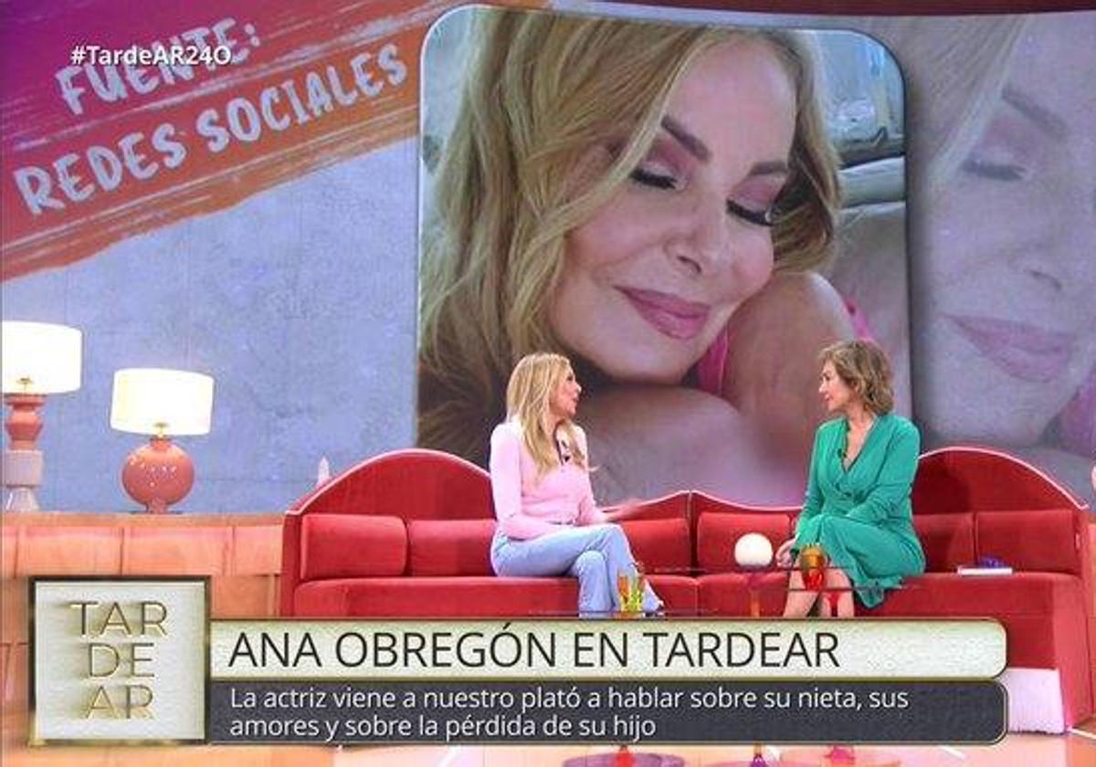 Obregón y Quintana durante la entrevista.