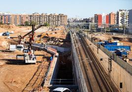 Así van las obras del canal de acceso a Valencia