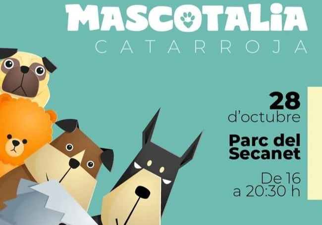 Cartel publicitario de la jornada animalista.