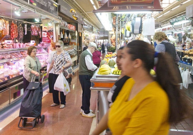 Mercado del Cabanyal, en imagen de archivo.