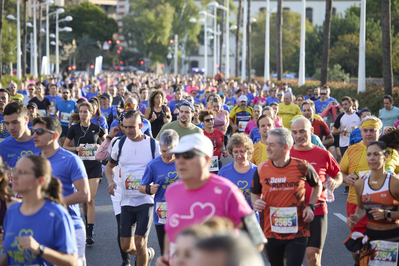 Las mejores imágenes de la Carrera contra el Cáncer 2023