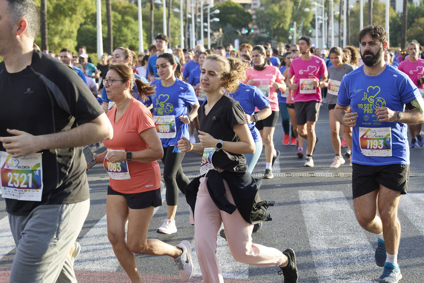 Las mejores imágenes de la Carrera contra el Cáncer 2023