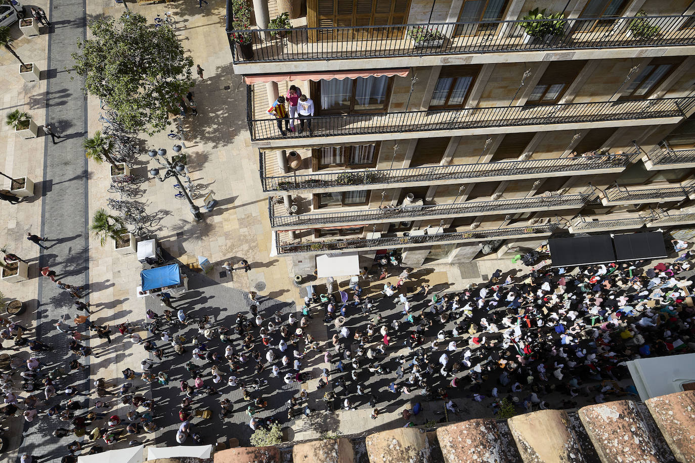 Miles de personas se manifestan en Valencia a favor de Palestina