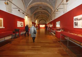 Una exposición de Blasco Ibáñez en la Biblioteca Valenciana en el año 2017.