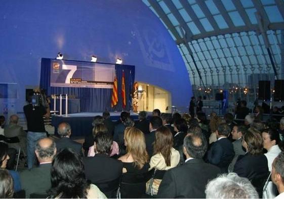 Gala de entrega de premios de la Noche de las Telecomunicaciones Valencianas de 2006, una de sus primeras ediciones