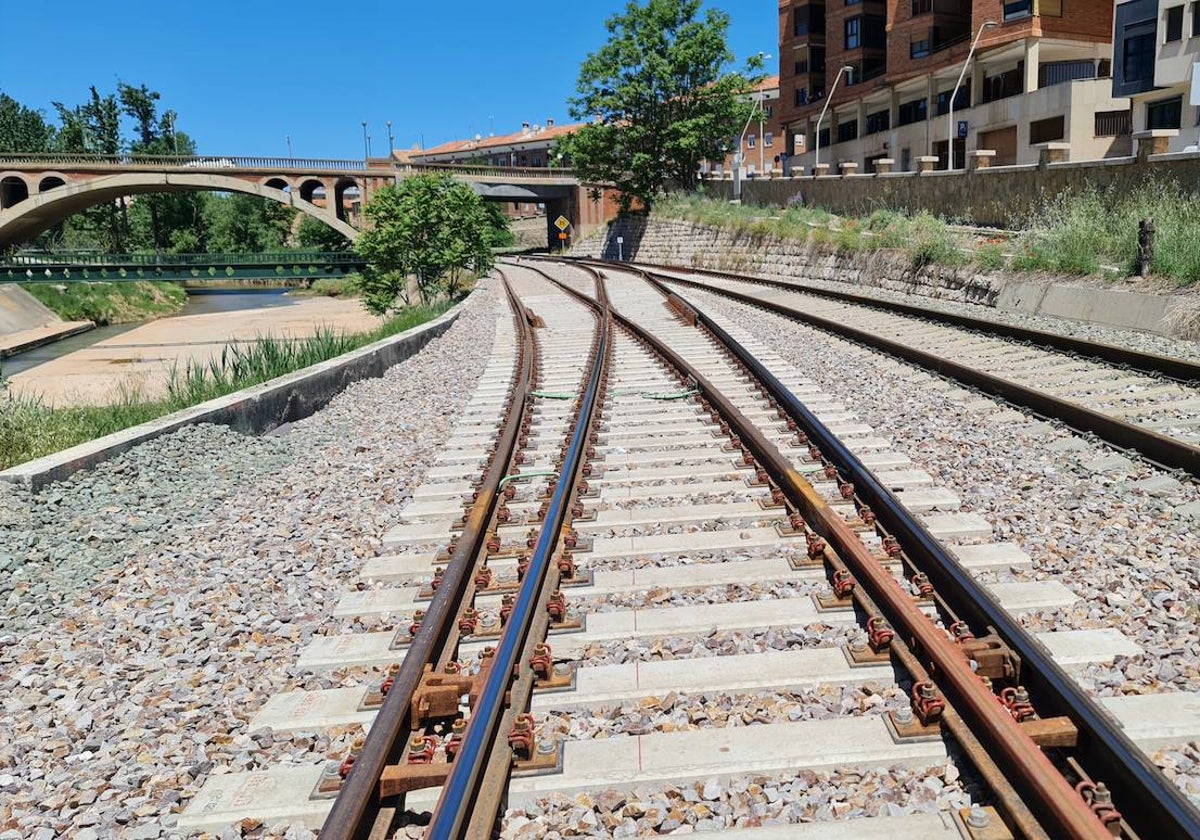 El apartadero construido en Teruel.