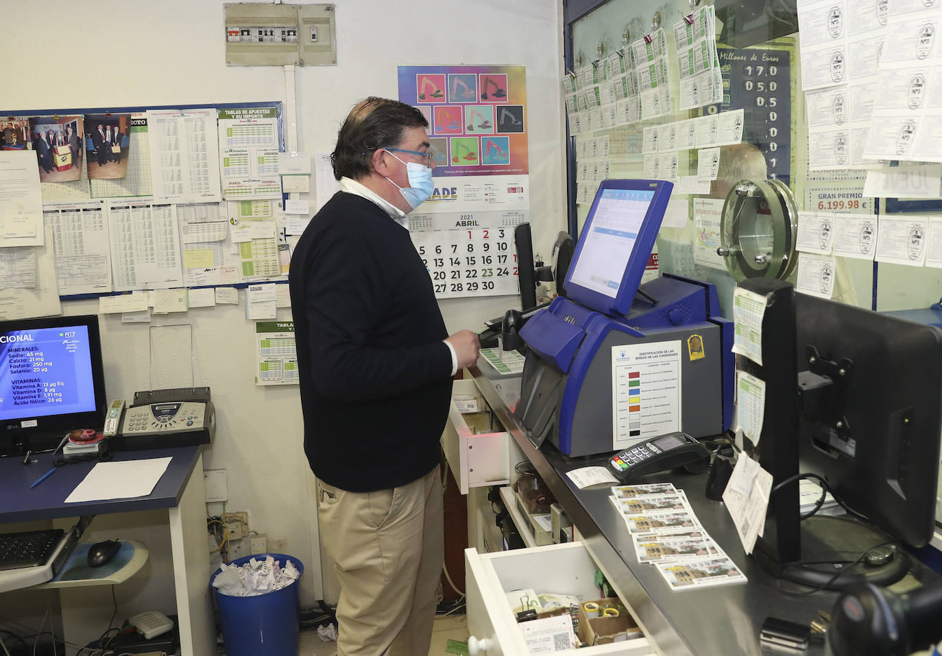 Un afortunado se lleva un bote de 1.225.481 de euros con la Primitiva del jueves