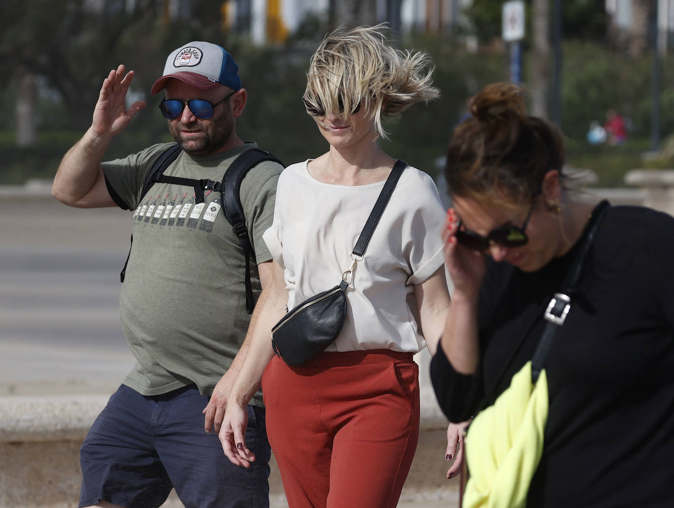 Temporal de viento en Valencia