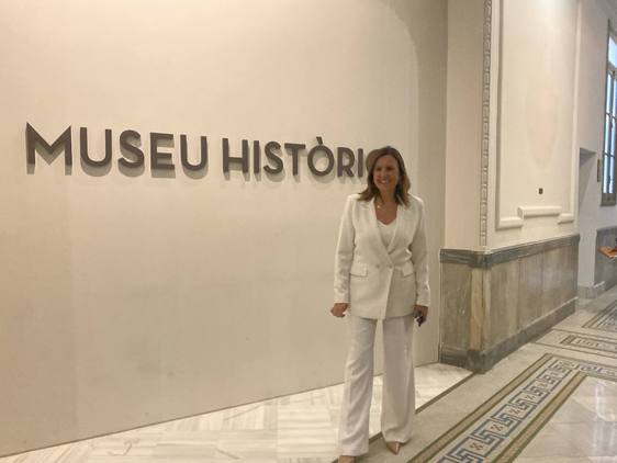 La alcaldesa de Valencia. María José Catalá, en el Museo Histórico.