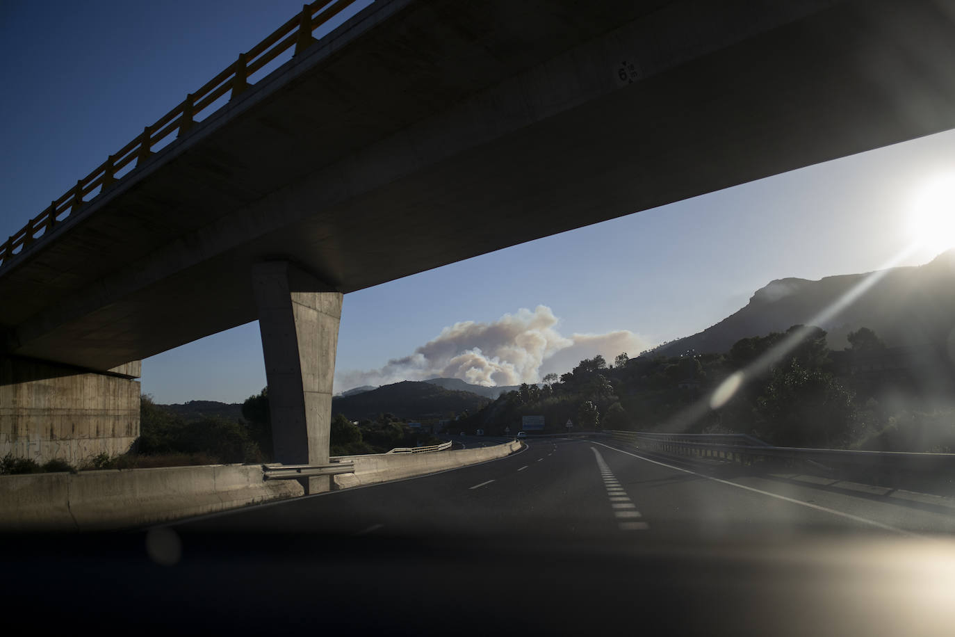 El incendio forestal de Montitxelvo, en imágenes