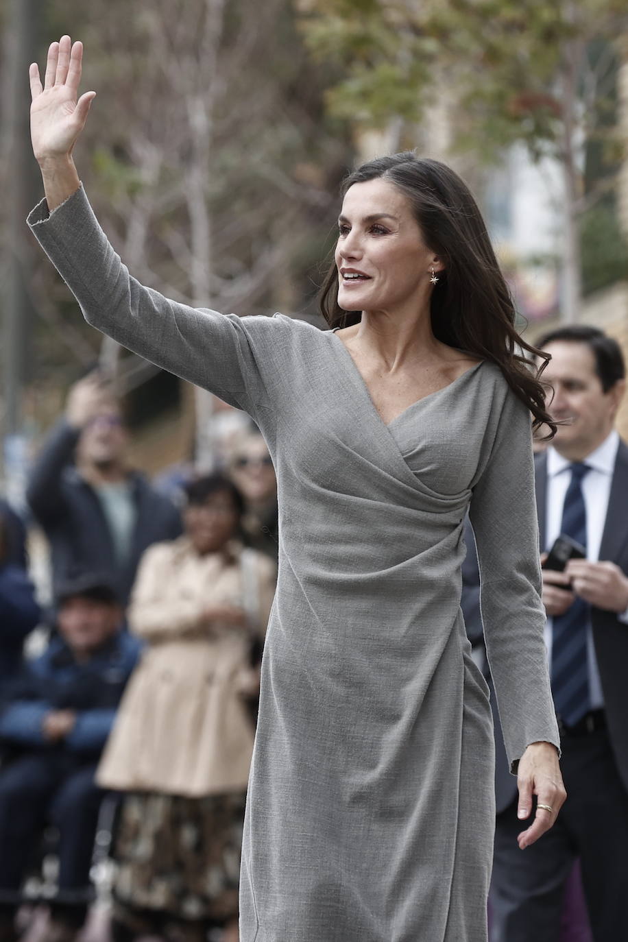 La reina Letizia reaparece en el Festival Ópera Prima de Navarra