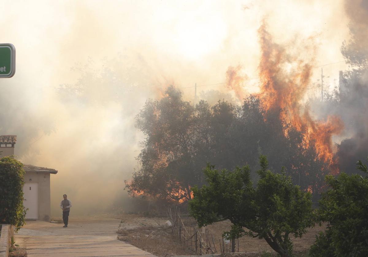 El incendio de Montitxelvo sigue descontrolado: arrasa más de 2.500 hectáreas, obliga a evacuar a 850 personas y a confinar a 6.000