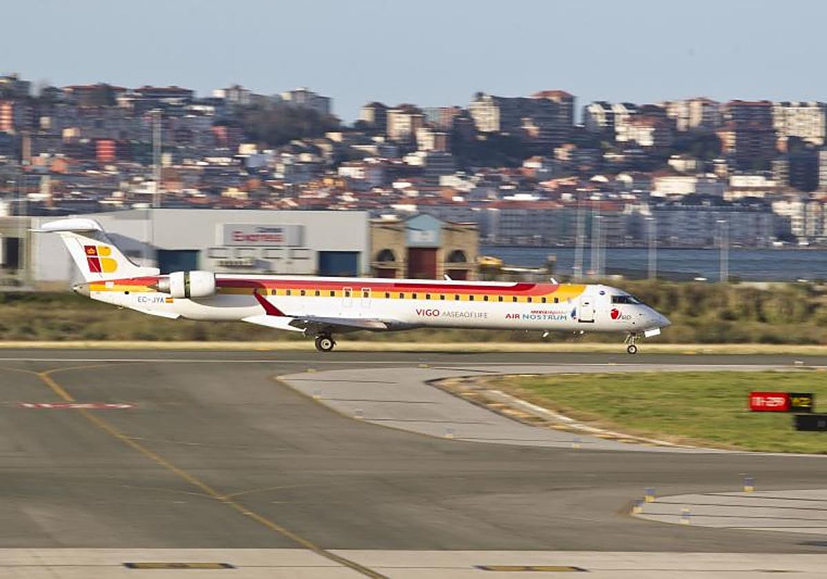 Un avión de Air Nostrum.