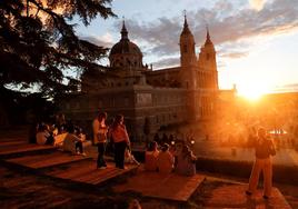 Atardecer en la Catedral.