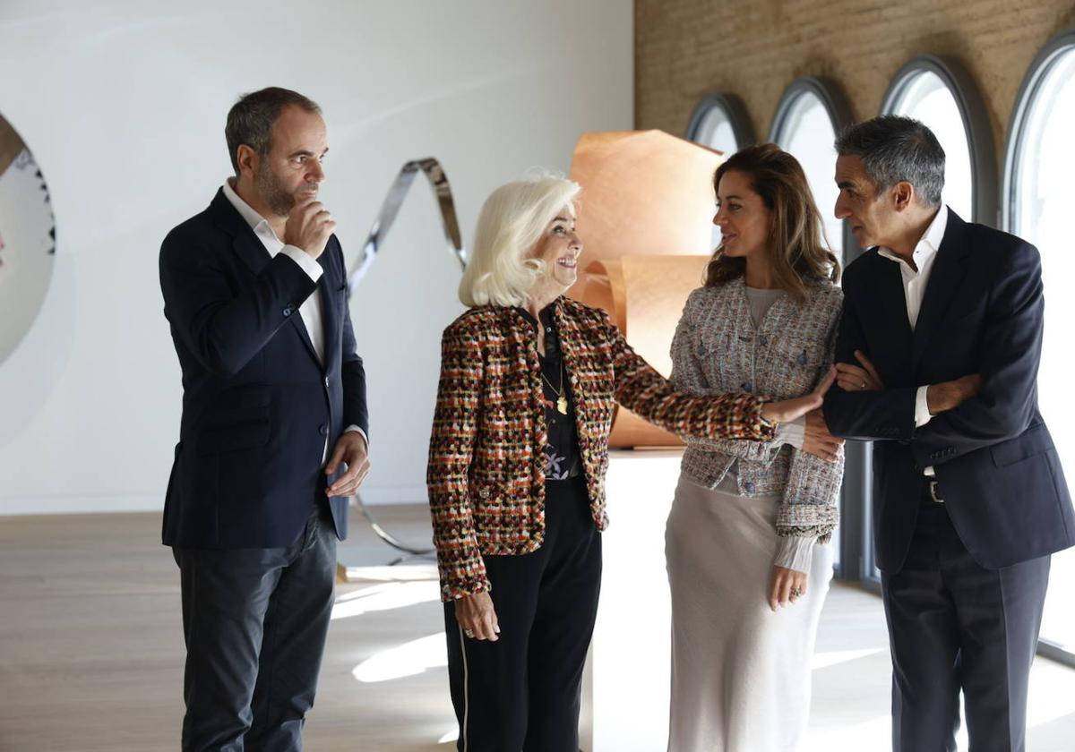 Javier Molins, Hortensia Herrero, Amparo Roig y José Martí.