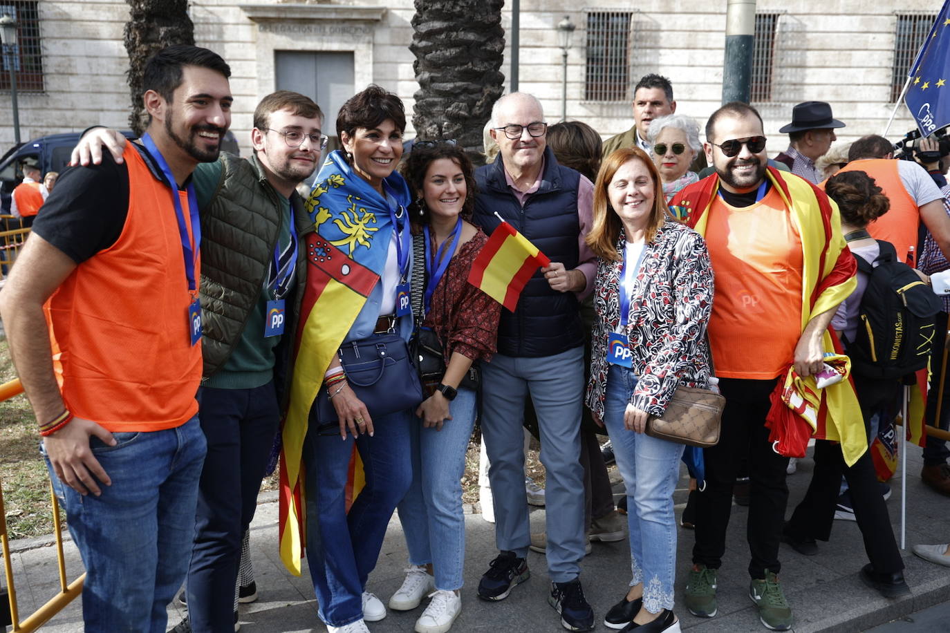 Fotos de la manifestación en Valencia contra la amnistía