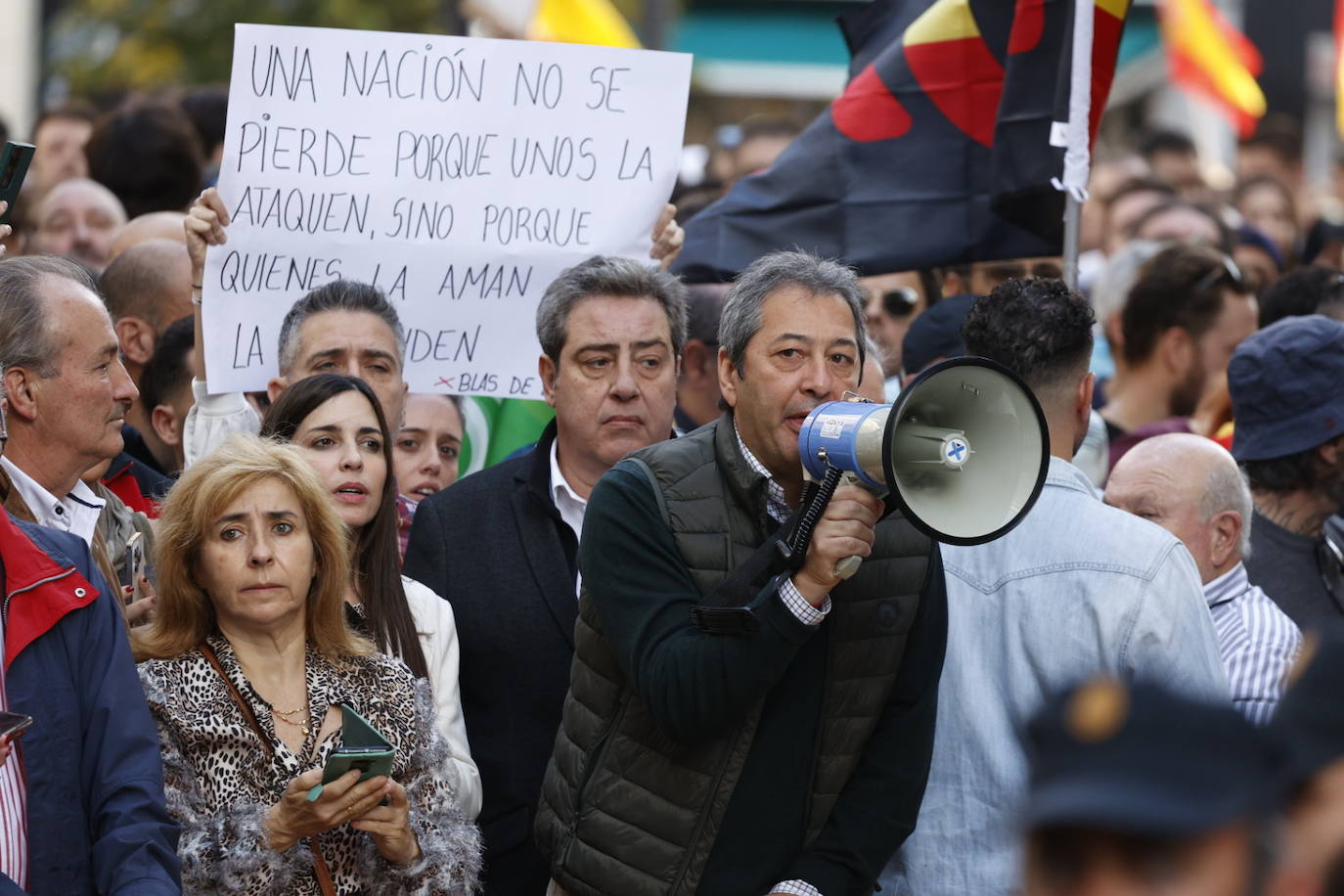 Fotos de la manifestación en Valencia contra la amnistía