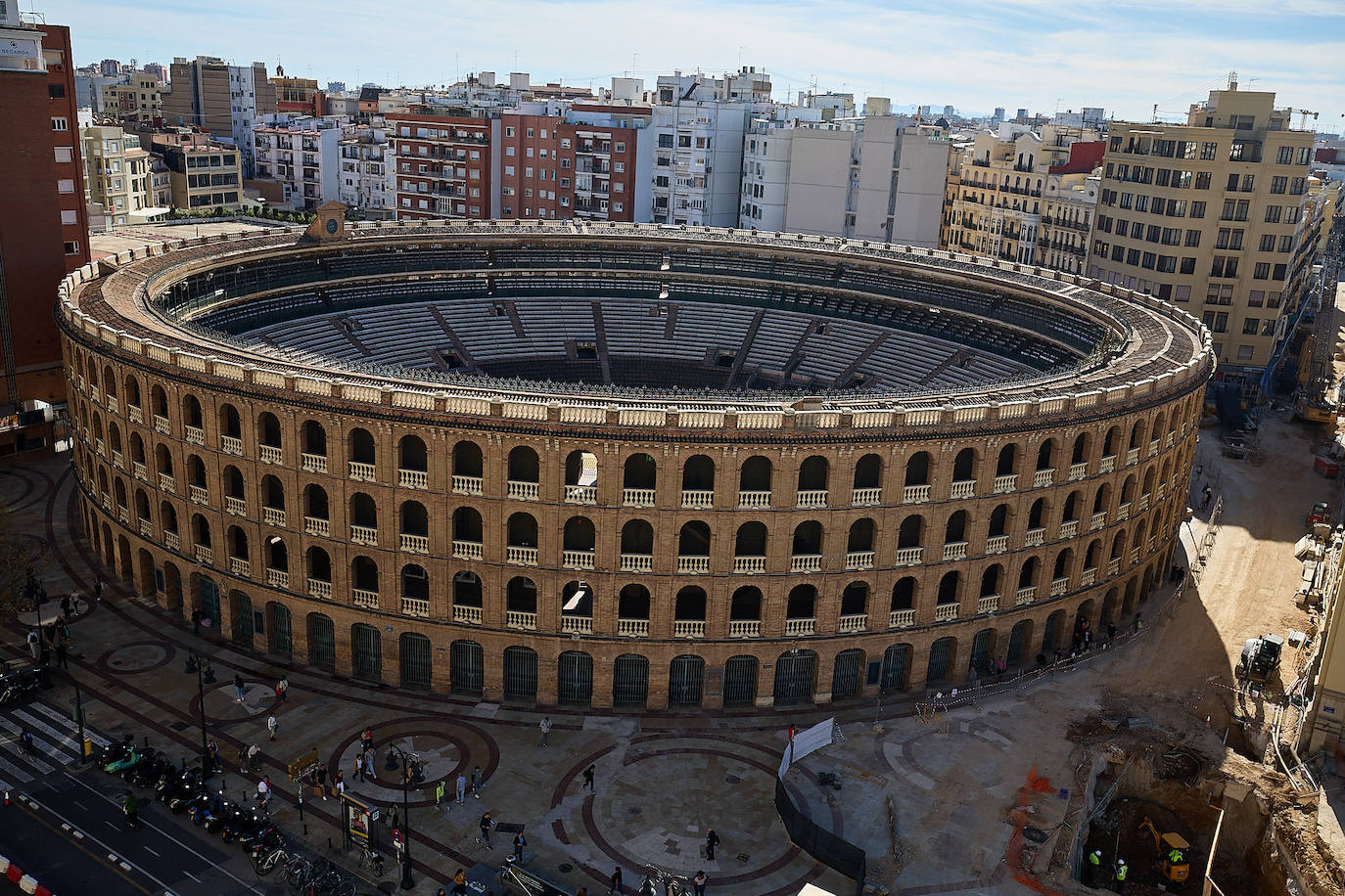 Avanzan las obras del túnel del metro de la calle Alicante en Valencia