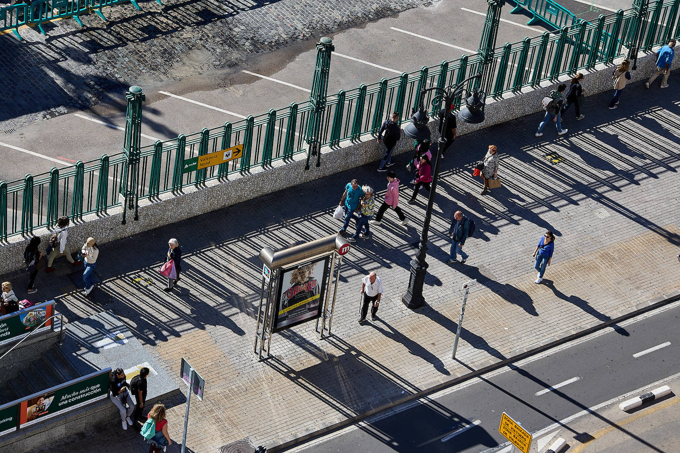 Avanzan las obras del túnel del metro de la calle Alicante en Valencia