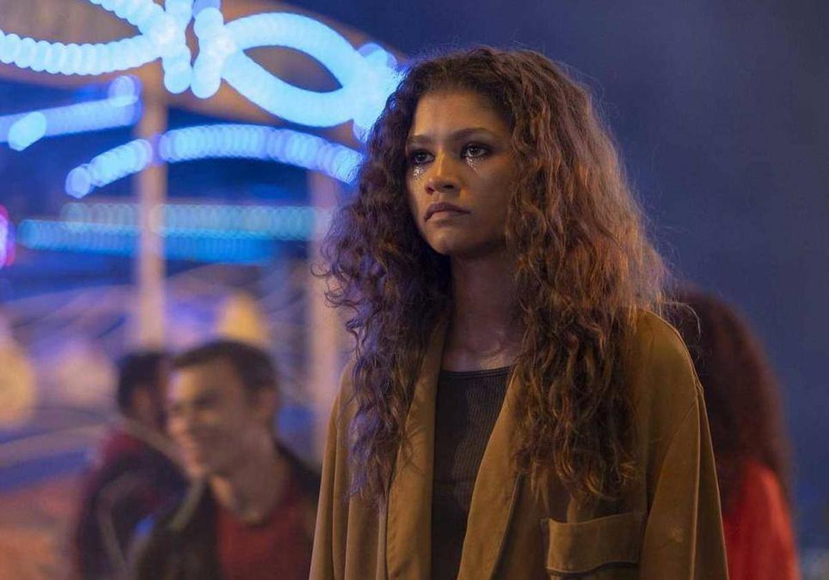 Zendaya, en una escena de 'Euphoria'.