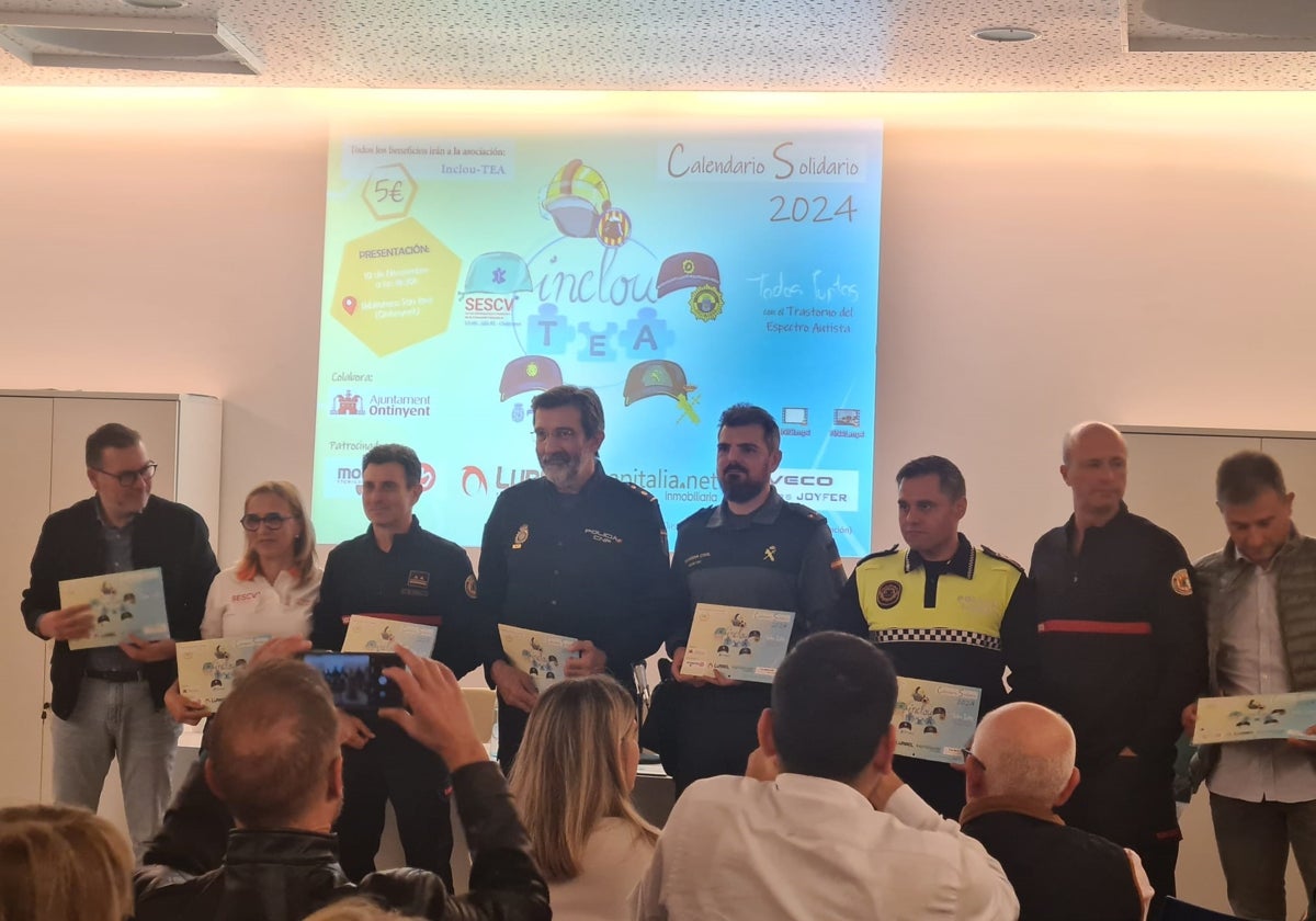 Presentación del calendario solidario.