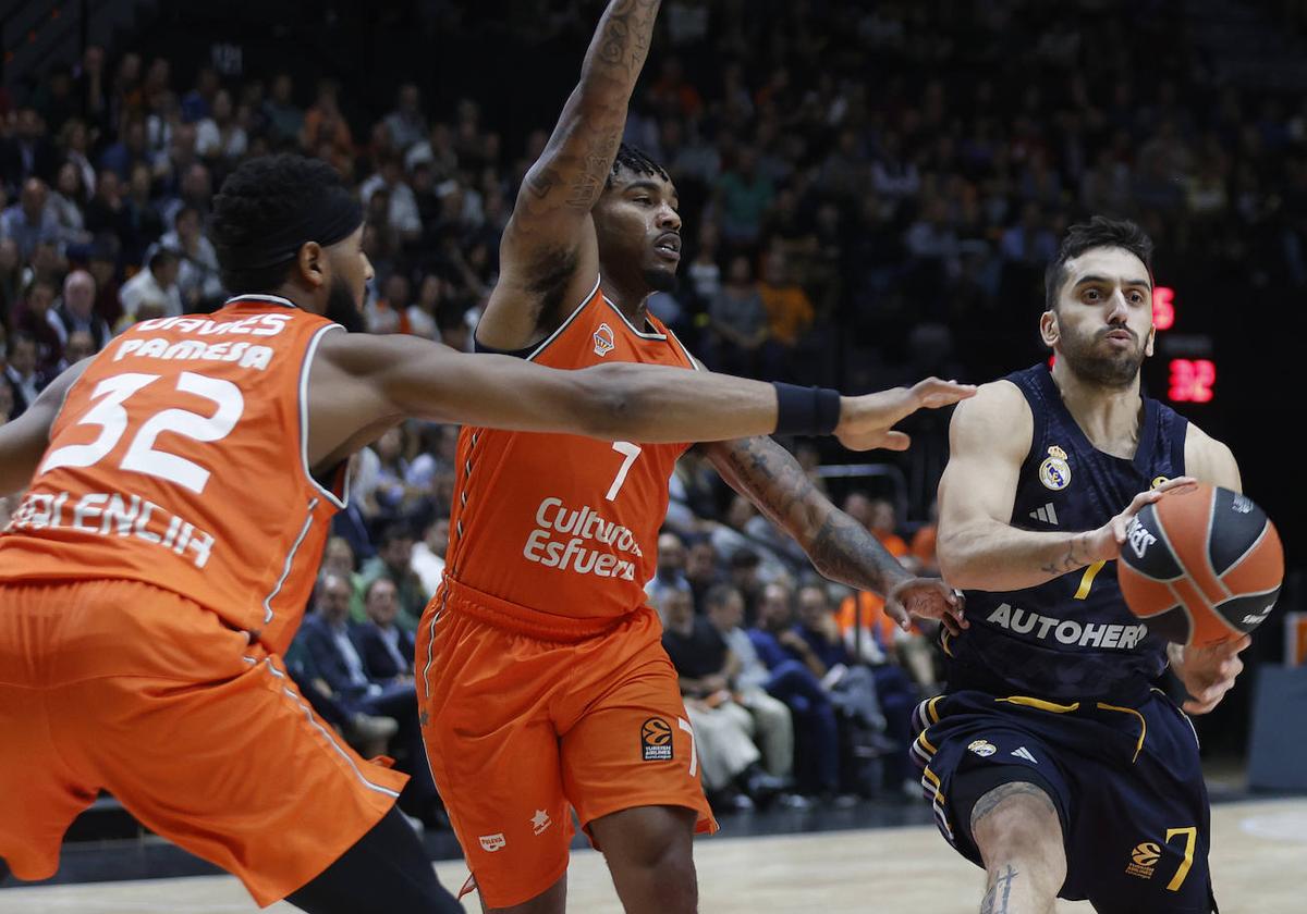 El Valencia Basket cae ante el Real Madrid en Euroliga