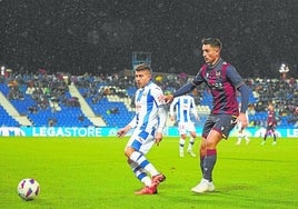 Pablo Martínez y Portillo, en le partido del viernes.