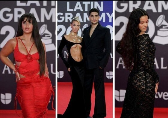 Famosos posan en la alfombra roja de los Latin Grammy 2023 en Sevilla.