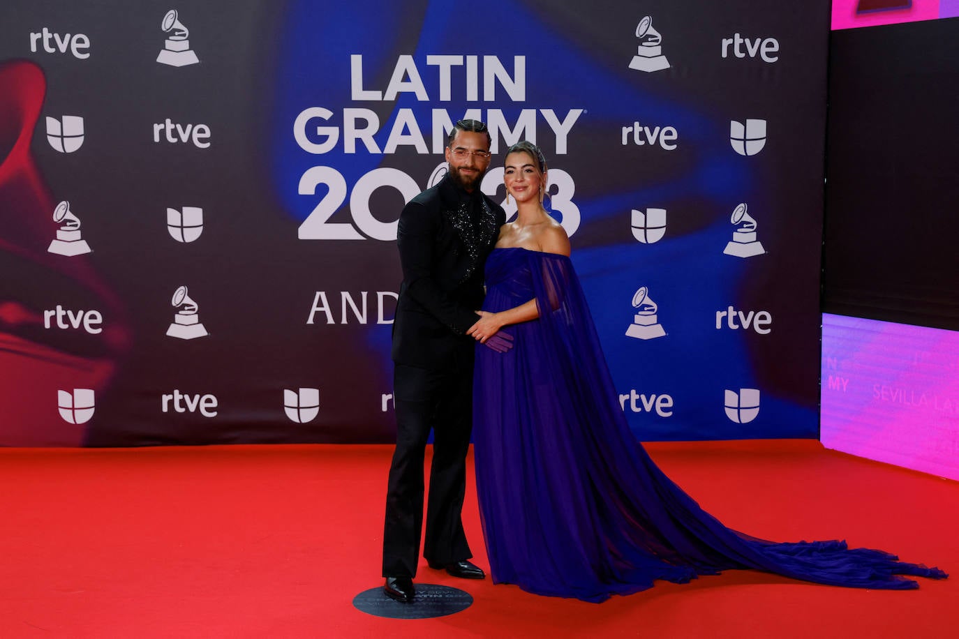 Maluma y Susana Gomez