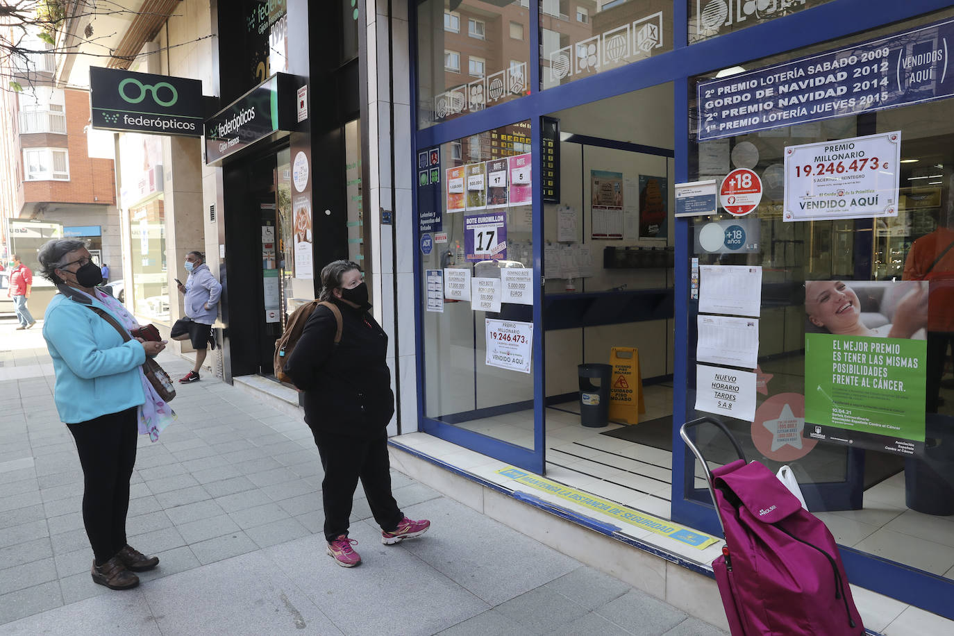 Reparto de premios en la Bonoloto del jueves que deja un ganador de 137.000 euros