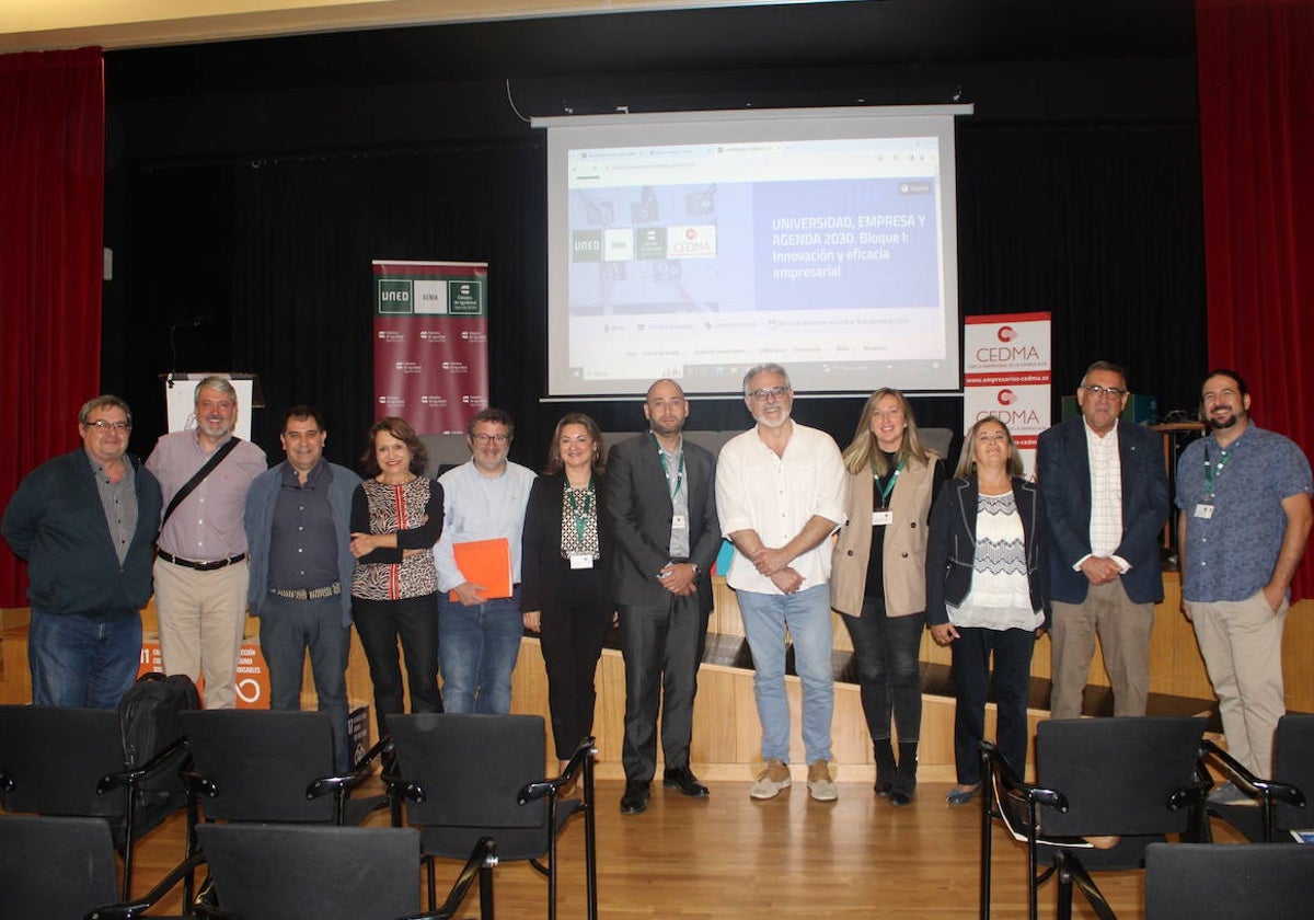 Los protagonistas de la jornada celebrada en Dénia.