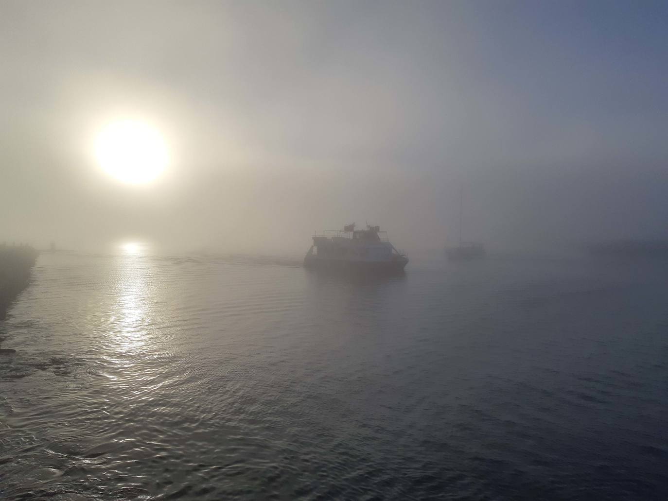 La niebla cubre Dénia