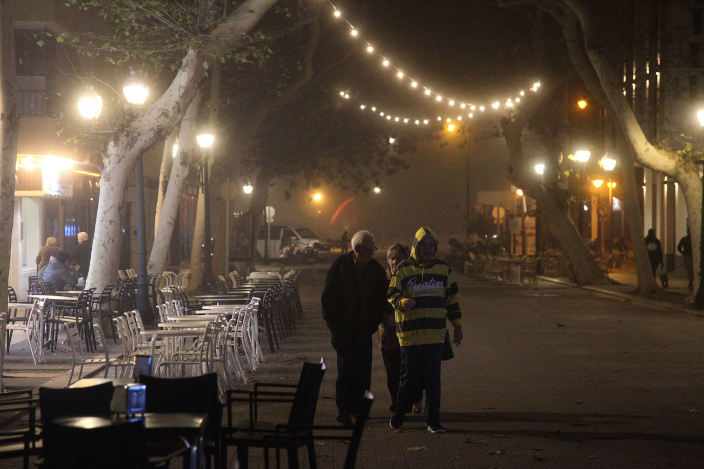 La niebla cubre Dénia