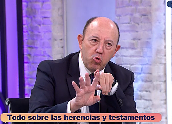Gonzalo Bernardos durante su intervención en el programa de 'Más Vale Tarde'