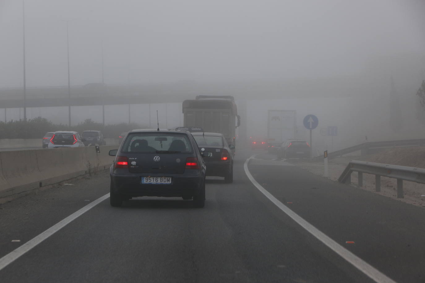 La niebla cancela y retrasa vuelos en el aeropuerto de Valencia