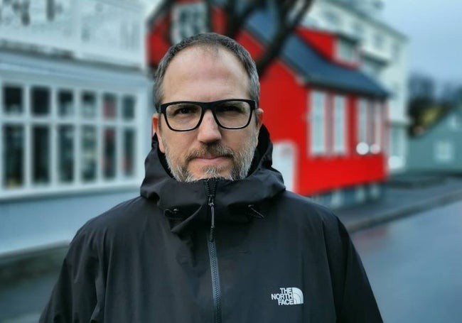 Rafa Molés, durante su actual trabajo documental en Islandia.