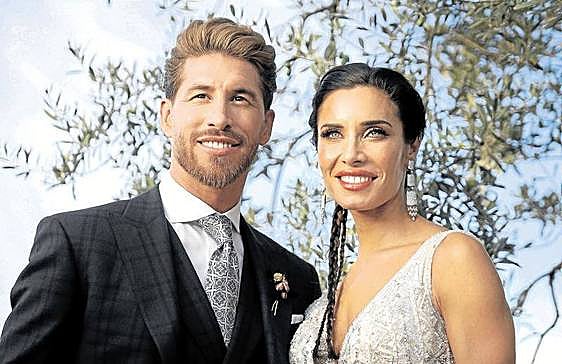 Sergio Ramos y Pilar Rubio.