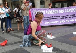 Concentración contra la violencia sexual.