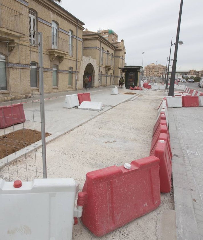 Imagen secundaria 2 - Plano del carril bici de Serrería y tramos en obras del carril bici de Serrería.