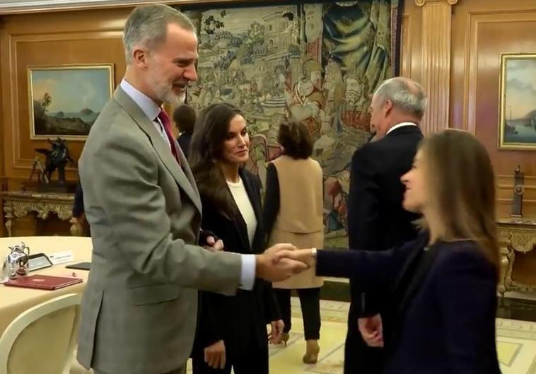 Los reyes Felipe y Letizia presiden la reunión de la Comisión Delegada de la Fundación Princesa de Girona.