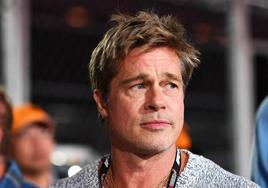 Brad Pitt asistió al GP de Fórmula 1 celebrado en Las Vegas.