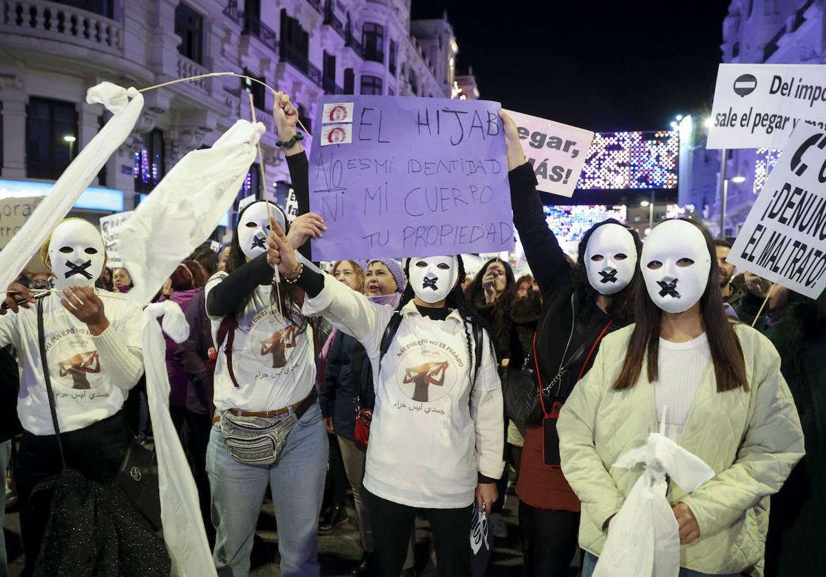 Manifestación del año pasado en Madrid.