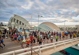 Corredores durante el maratón en su edición de 2022.