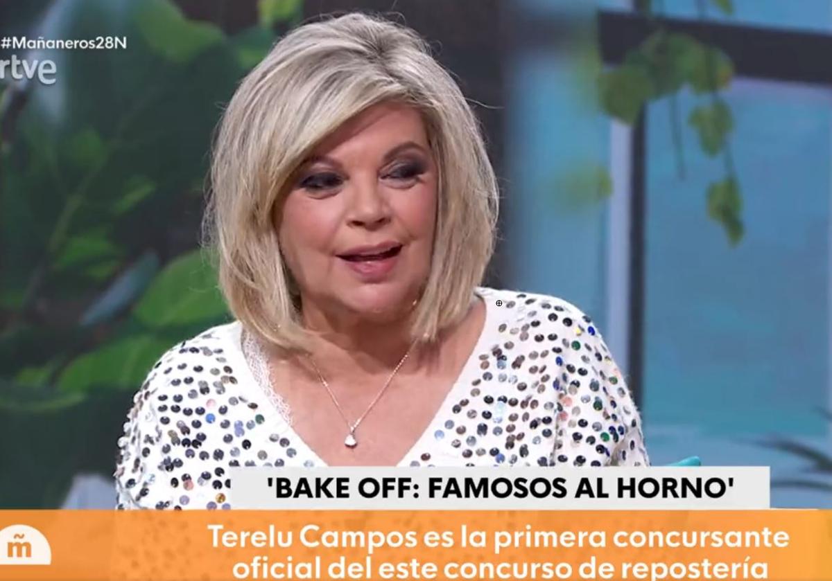 Terelu Campos, primera concursante confirmada de 'Bake Off: Famosos al horno'.