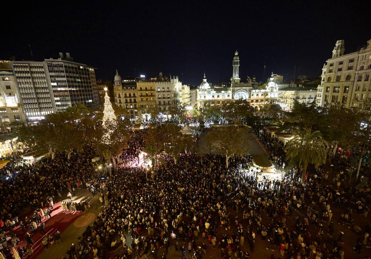 Valencia se ilumina para la Navidad